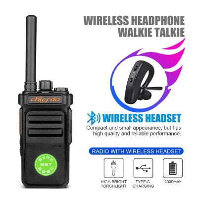 China Chierda CD-101Plus talkies-walkies Wireless Headset Two Way Radio 2km range Walkie Talkie for sale