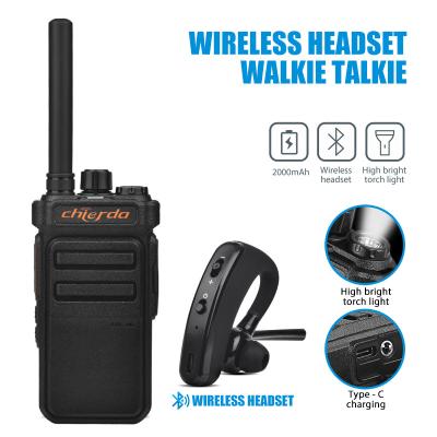 Κίνα Chierda CD-101Plus blue tooth headset two way radio vhf uhf walkie-talkies 16 channels walkie talkie for hotel προς πώληση