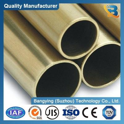 China JIS C2700 Cuzn35 H65 Copper Tubing 1/2 Hardness Temper Brass Tube Decorative Brass Pipe for sale