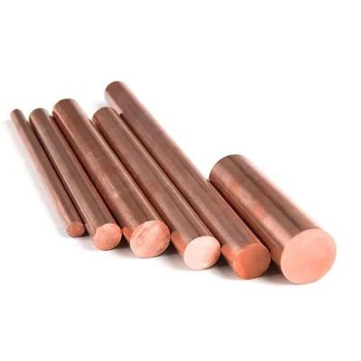 China C3601 Solid Polished Red Rod 2mm-40mm C10100 C11000 C14500 Round Copper Bar for Your for sale