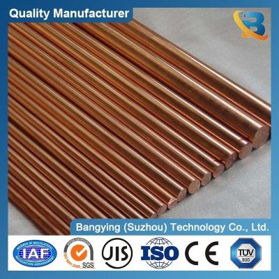 China 35-45 Hardness Red Color Pure Copper Bar Brass Bar 1/2 prime prime Copper Hex Rod for sale