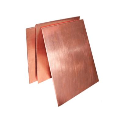 China C11000 C10200 99.99% Pure Copper Sheet T2 T1 1MM 2MM 3MM Custom Size for sale