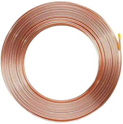 China C10100 C11000 C12200 Refrigeration Copper Tube Copper Pipes Air Conditioner Copper Tubing Coil for sale