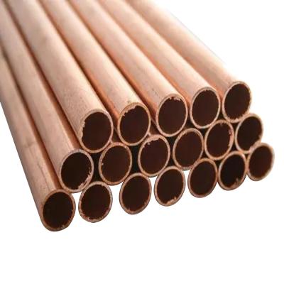 China High Quality manifold ASTM B280 99.9% Pure air conditioner 6.35mm 1/4 inch copper tube for Plumbing for sale