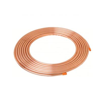 China C11000 C12000 pancake ASTM B280 air conditioner 6.35mm 1/4 inch copper tube for Plumbing for sale