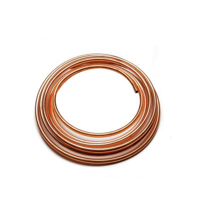 China 1/4 3/8 5/8 Inch Type K L M Air Conditioner Pancake Coil Copper Tubing 6.35*0.7mm Copper Tube Air Conditioning Copper Pipe for sale