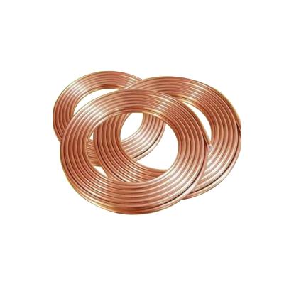 China Factory Price 1/3 1/8 1/2 Custom Size 99.9% Purity Copper Pipe for Air Conditioner for sale