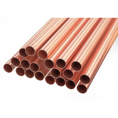 China ASTM C10100 C10200 C10300 C10400 C11000 6mm 8mm OD Soft Copper Pipe Pure Copper Tube for sale