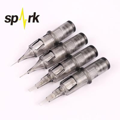 China Permanent Disposable Body Tattoo Machine Needles Silver Stainless Steel for sale