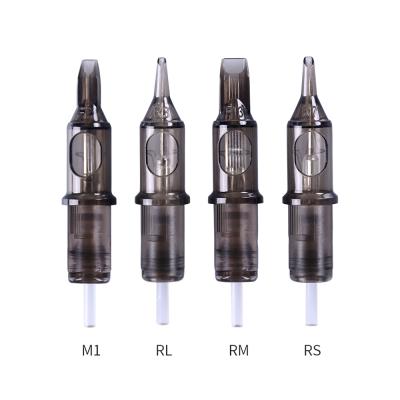 China SPE-CM 20pcs/box Round Magnum Tattoo Cartridge Needle Membrane Permanent Bugpin Tattoo Needle for sale