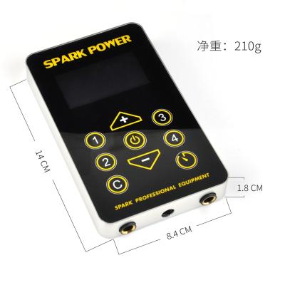 China Wholesale Brand New Plastic Mini Black Tattoo Machine Power Supply for sale