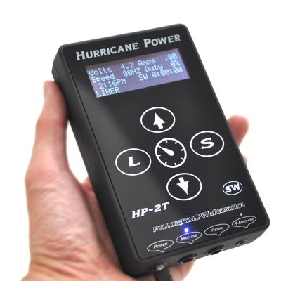 China Hurricane plastic digital power supply tattoo power supply hand power tattoo HP-2T tattoo supplay for sale