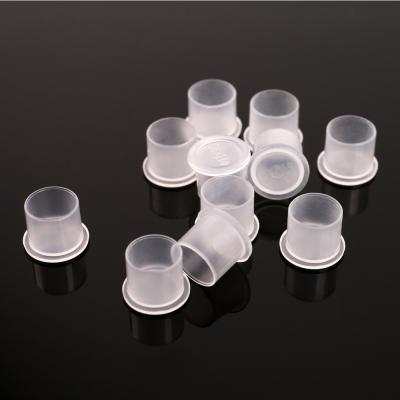 China 1000pcs 11mm Body Tattoo Supplies Medium Disposable Plastic Tattoo Ink Cup Plastic Tattoo Dye Cup for sale