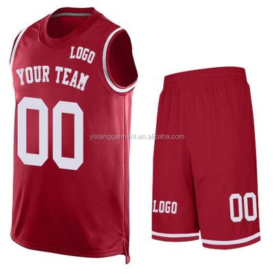 China Team Uniforms High Quality Basketball Custom Made Antibacterial Tank Top for sale