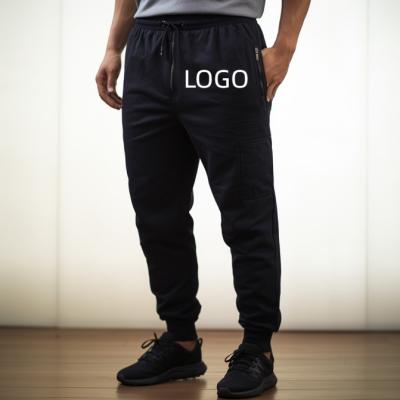 China Custom Track Pants French Terry Fleece Anti-Wrinkle Fleece Loose Stacked Tracksuit Men Tracksuit Pants French for sale