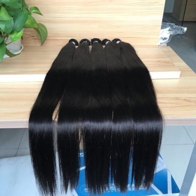 China Wholesale Price Sunlight Wave Brazilian Virgin Hair Silky Straight Hair Products 3 Bundles Remy Straight Hair Weaves With Lace Closure for sale