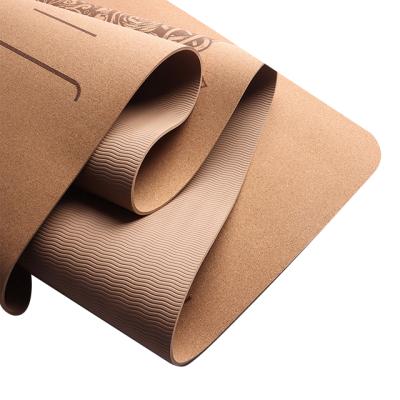 China Wholesale Durable Cork Private Label Melor Eco Friendly Natural Rubber Yoga Mats for sale