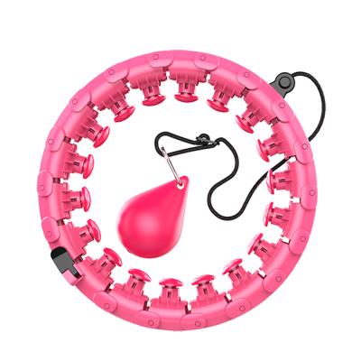 China New Automatic Sports Hoola Hola Ring Smart Hula Hoops Adjustable Gym Fitness Weighted Massage Infinity for sale