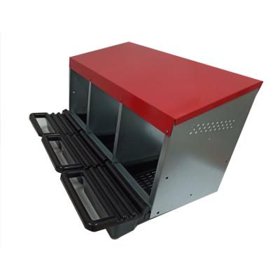 China Single / Double Side Durable Hen Nest Box For Chicken House In Use for sale