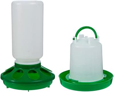 China Durable Chick Feeder and Waterer Kit Automatic Feeding with Hanging Waterer Set for Baby Chicken Birds for sale