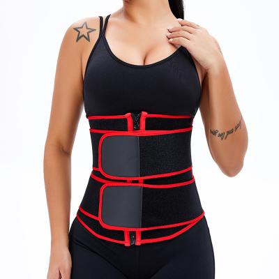 China Breathable Neoprene Adjustable Belt Slimming Trainer Burning Fitness Shaper Women Sports Waist Cinchers Fat for sale