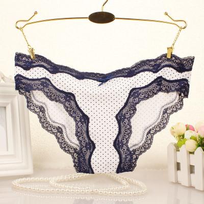 China Free Sample Wholesale Free Sample Breathable Lace Lingerie Sexy Underwear Women Transparent Breathable Panties for sale