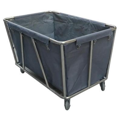 China Stainless and Linen Stainless Steel and Linen Laundry Cart for sale