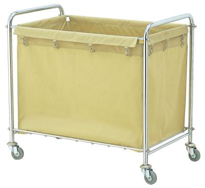 China Hotel Trolley Laundry Trolley Iron Baking Finish 910*560*860H for sale