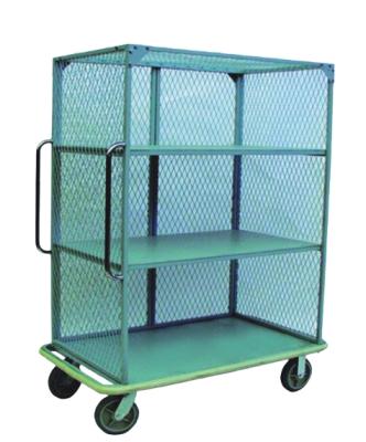 China Hotel trolley 3 tier stainless steel removeable laundry cart for sale