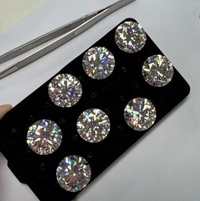 China White color VVS moissanite diamond jewelry promotion game or fire big color moissanite with free certificate diamond moissanite wholesale for sale