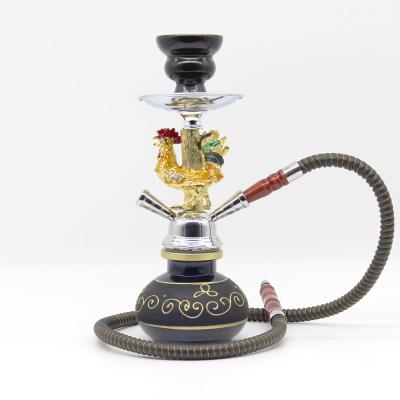 China Wholesales Rooster Hookahs Straight Type Pumpkin Shisha Glass Portable Hookahs for sale