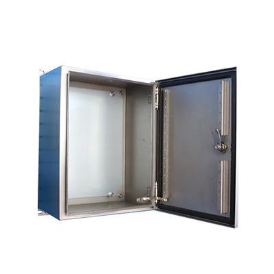 China (Other material types are option) China Control Cabinet SUS304 steel waterproof stainless metal with exterior lock power distribution box for sale