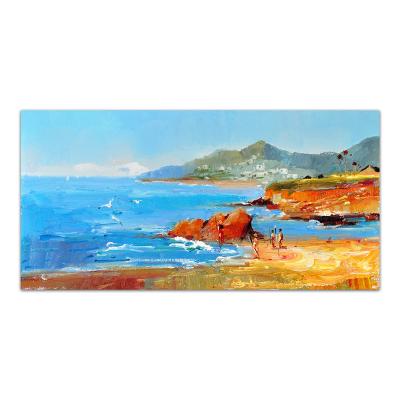 China Oil Paintings Hand Painted Realistic Hand Painted Abstract Landscape Seascape Oil Paintings for sale