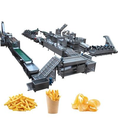 China Vegetable Processing Plant French Fries Production Line Frozen French Fries Making Machine for Finger Fries Processing Plant for sale