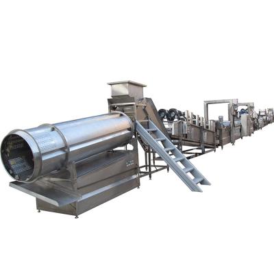 China Fully Automatic Fried Carrot Potato Chips Flake Production Line Vegetable Processing Plant Frozen French Fries Making Machine Processing for sale