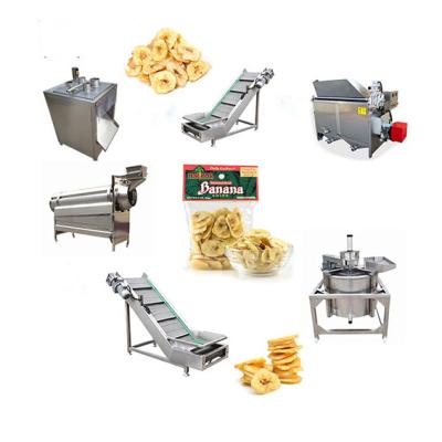 China Industrial Automatic Vegetable Processing Plant Banana Chips Production Line Snack Food Making for sale