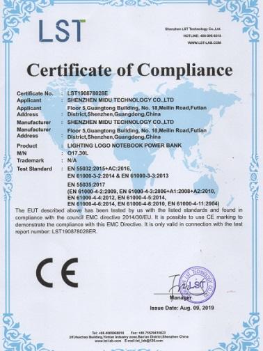 CE - Shenzhen Midu Technology Co., Ltd.