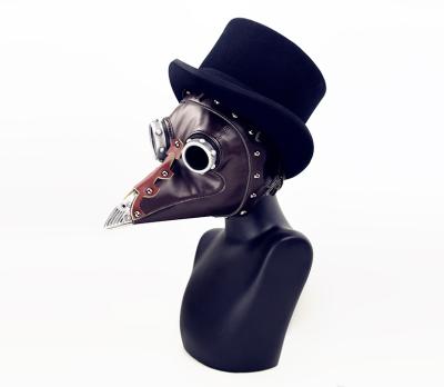 China 2021 Art Cosplay Costume Props Plague Doctor Cosplay Party Halloween Washable Breathable Mask for sale