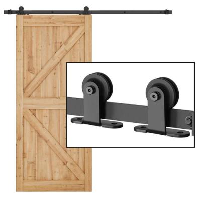 China Modern Barn Door Hardware Top Mount Sliding Door Hardware for sale