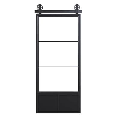 China Wholesale Customized Decoration France Style Sliding Door Wrought Iron French Bifolding Door With Roller System for sale