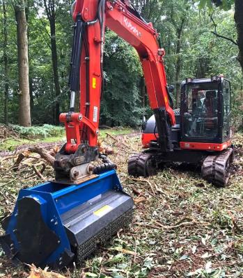 China Nieuwe oranje/zwarte graafmachine met mechanische krachtbron Te koop