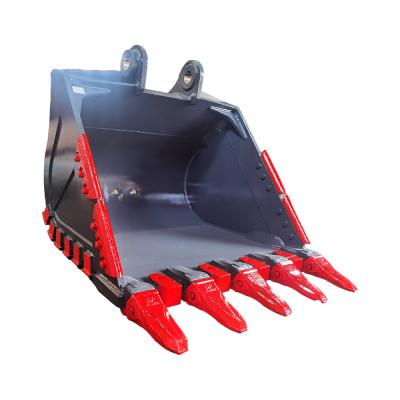 China Wide Digging GP Heavy Duty Excavator Bucket Q355B Backhoe Rock Bucket for sale