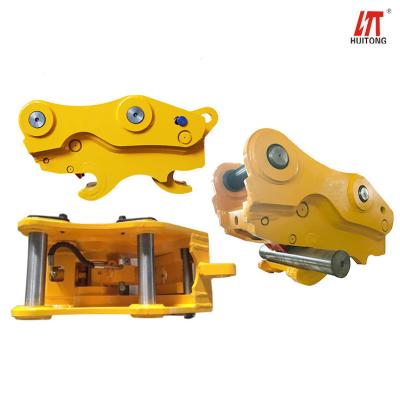 China HUITONG New Excavator Attachments Manual Quick Hitch Hot Sale Mechanical Quick Release Coupler for JS210 SH210 for sale