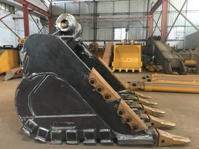 China Yellow NM400 16 Ton Excavator Rock Bucket for sale