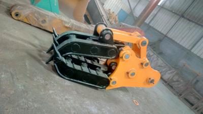 China Q355MN Mechanical Log Grapple mini Excavator Wood Grapple for sale