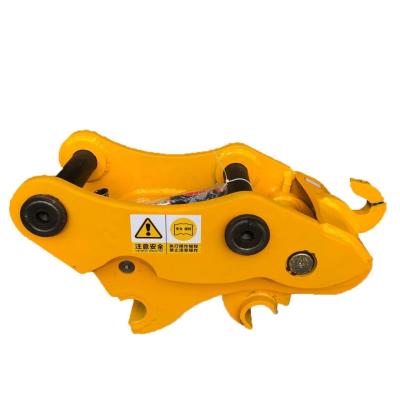 China Excavator Manual Quick Coupler Mini 3-10 Ton Excavator ZX55U ZX70 Mechanical Quick Hitch for sale