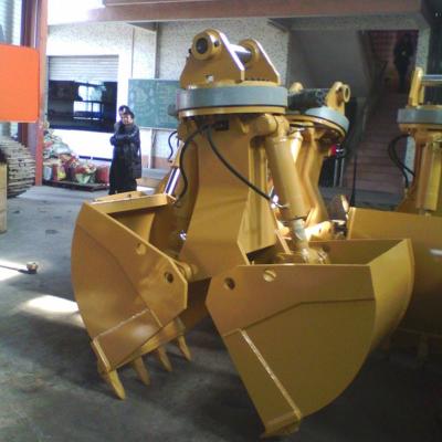 China Excavator Clamshell Bucket Mini Manual Excavator Grab Bucket For JCB Excavator JCB8052 JCB8059 for sale