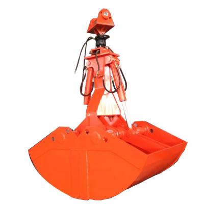 Cina Forza di 50 Ton Excavator Clamshell Bucket Strong che scava il secchio di Pit And Loading Mud Trackhoe	La copertura superiore attacca in vendita