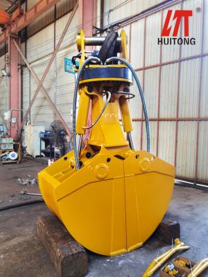 China 5.0CBM Clamshell Bucket Backhoe Clam Mechanical Grab Bucket for sale