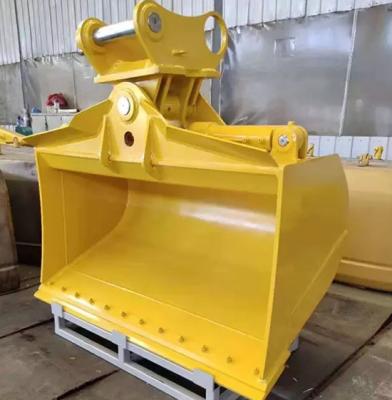 China 45-90 Degree Rotatory Excavator Tilt Bucket For SK75 SK115 for sale